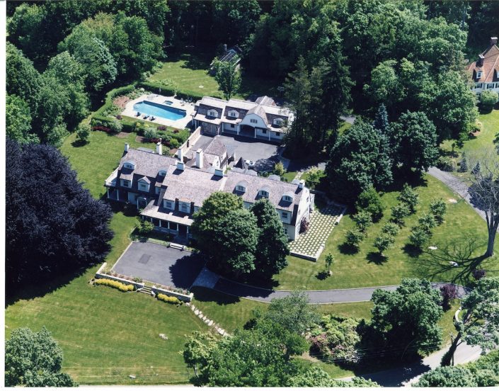 Aerial photograph of the estate
